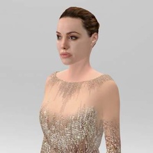 angelina jolie figurine full color print ready 3d model here printing dress oscarszip contains wrl obj texture png am also attaching stl fileif you have any questions please don't hesitate contact me respond asap encourage check my other celebrity models 3d print model - Mito3D