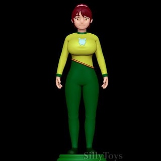 Anna sarısı kıyafet 3d Yazdır model aptal oyuncaklar 3d print model - Mito3D