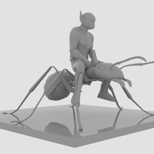 ant-man figure print ready 3d model 3d print model - Mito3D