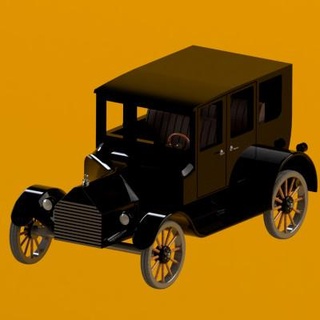 Antik araba 3d Yazdır model ege zengin 3d print model - Mito3D