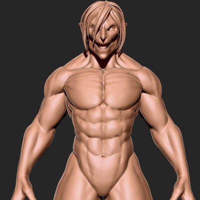 aot eren oui 3d impression modèle by centre 39 3d print model - Mito3D