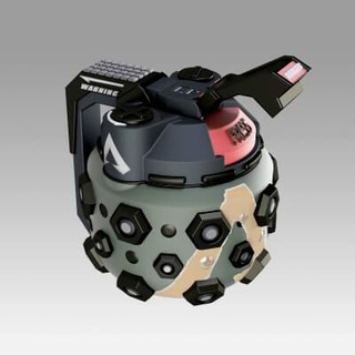 sommet légendes octane frag grenade 3d impression modèle noir jours 3d print model - Mito3D