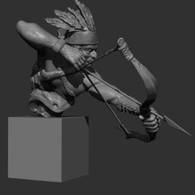 archer impression prêt 3d modèle 3d print model - Mito3D