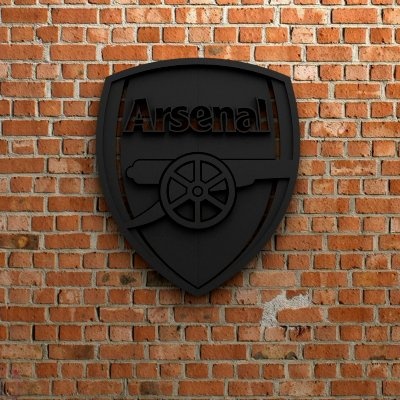 arsenal fc logotipo 3d impressão modelo by waelmoussa 3d print model - Mito3D