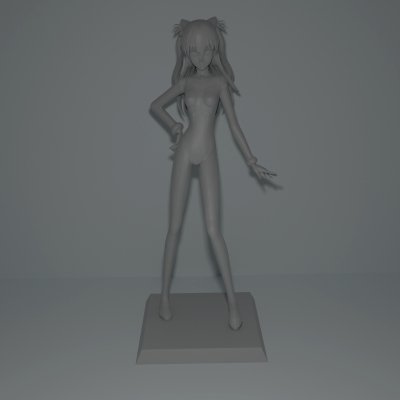 asuka shikinami langley - print ready 3d model moogar 3D print model - Mito3D
