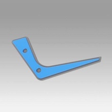 avatar airbender sokka cosplay boomerang print ready 3d model 3d print model - Mito3D