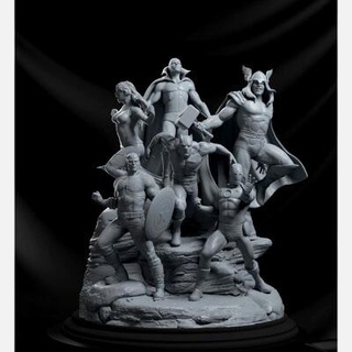 avengers diorama - 3d print model 3dmodeldesigner 3d print model - Mito3D