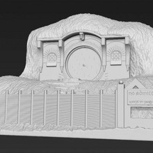 bag end shire lord rings print ready 3d model here printing hobbiton hobbit house bilbo frodo baggins zip file contains obj stl current scale 2712 x 300 2085 mm you free but keep mind quite detailed so need good resolution enjoy if have any questions please don't hesitate contact me respond asap encourage check my other models 3d print model - Mito3D