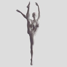 ballet bailarín 009 impresión Listo 3d modelo 3d print model - Mito3D