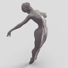 ballet dancer 010 - print ready 3d model next2020 3d print model - Mito3D