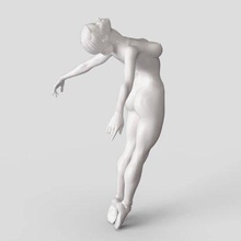 ballet dancer 010 print ready 3d model 3d print model - Mito3D