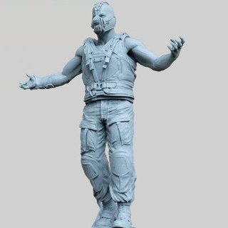 bane character statue - 3d print model cheriloyet 3d print model - Mito3D