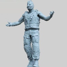 fléau personnage statue impression prêt 3d modèle chériloyet 3d print model - Mito3D