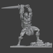 barbarian raged print ready 3d model 3d print model - Mito3D