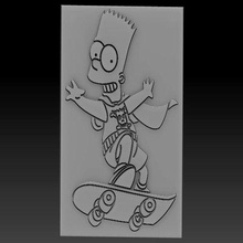Bart Simpson Linderung drucken bereit 3d Modell Elitemodellbau 3d print model - Mito3D