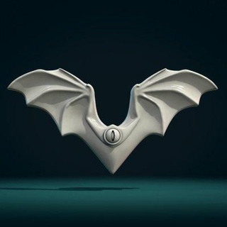 bat wings pendant skazok 3d print model - Mito3D