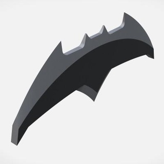Batarang 2 batman Süpermen bardak 3d print model - Mito3D
