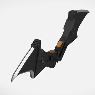 batarang batman 2022 vidrio 3d print model - Mito3D