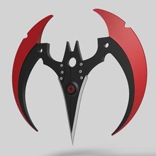 batarang batman Arkham Caballero impresión Listo 3d modelo 3d print model - Mito3D