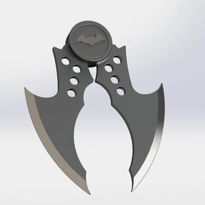 batarang replica batman arkham fan art - 3d print model zayuti 3D print model - Mito3D