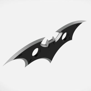 batarang Batman rivelatore serie vetrock 3d print model - Mito3D