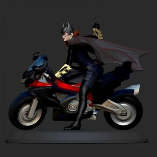 batgirl bike - 3d print model 3dmodeldesigner 3d print model - Mito3D