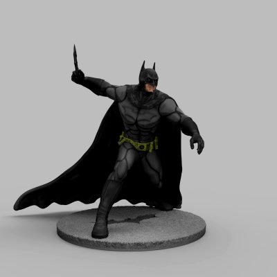 batman - dark knight print ready 3d model 3D print model - Mito3D