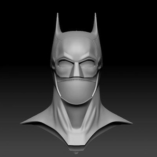 batman 2021 helmet cowl - 3d print model dawnhurt 3d print model - Mito3D