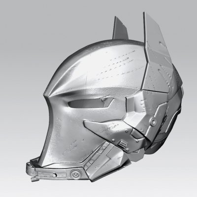 batman Arkham cavaleiro capacete 3d impressão modelo cheriloyet 3D print model - Mito3D