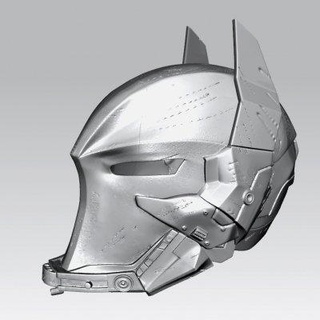 batman Arkham cavaleiro capacete 3d impressão modelo cheriloyet 3d print model - Mito3D