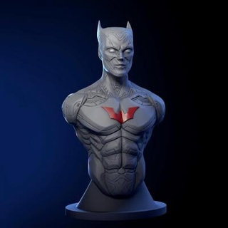 batman bust 2020 - 3d print model 3dmodeldesigner 3d print model - Mito3D