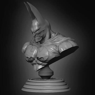 batman bust classic - 3d print model 3dmodeldesigner 3d print model - Mito3D