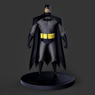 batman cartoon - 3d print model 3dmodeldesigner 3d print model - Mito3D