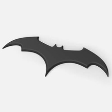 batman emblema impressão pronto 3d modelo 3d print model - Mito3D