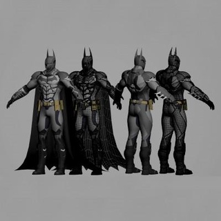 batman tam vücut batsuit zırh Arkham şövalye 3d Yazdır model 3dmodeldesigner 3d print model - Mito3D