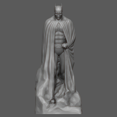 batman memorial statue - 3d print model 3dmodeldesigner 3D print model - Mito3D