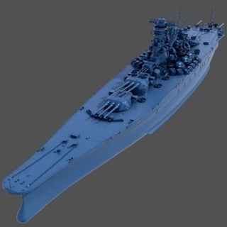 corazzata Yamato 1 200 scala Carlo cestra 3d print model - Mito3D