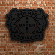Bayer 04 Leverkusen logotipo impressão pronto 3d modelo 3d print model - Mito3D