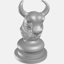 bearded bull chess pawn - print ready 3d model gurhansukuroglu 3d print model - Mito3D