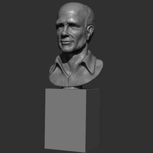 geliebten Schauspieler Büste druckfertige 3d Modell statue konzipiert Sammlung erstellen 3d print model - Mito3D