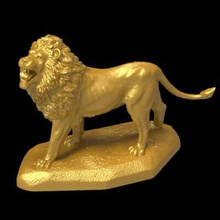 big lion sculpture prêts à l'impression 3d de modèle uniquement des triangles hi-poly 3d print model - Mito3D