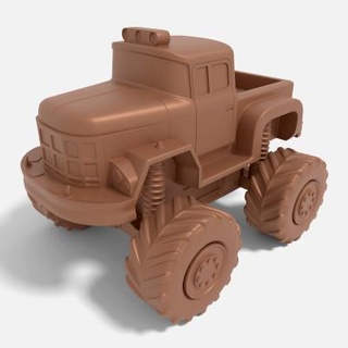 bigfoot monstre camion 3d impression modèle artgeorg 3d print model - Mito3D