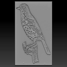 bird relief - print ready 3d model elitemodelry 3d print model - Mito3D