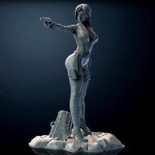 Preto viúva maravilha estátua impressão pronto 3d modelo doer amanhecer 3d print model - Mito3D