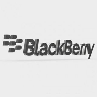 blackberry logo - 3d print model logoman 3d print model - Mito3D