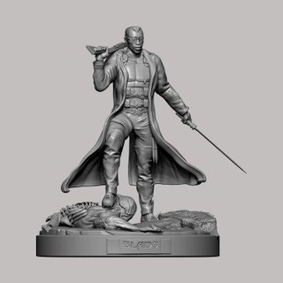 blade marvel statue - 3d print model cheriloyet 3d print model - Mito3D