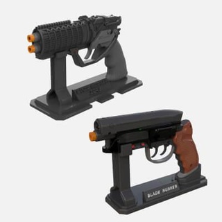 blade runner pistols 2 printable model makerlab 3d print model - Mito3D