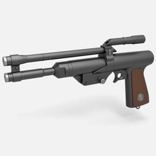 blaster pistola boba fett mandaloriano tv Series impressão pronto 3d modelo 3d print model - Mito3D