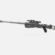 blaster rifle a-180 star wars - print ready 3d model cosplayitemsrock 3d print model - Mito3D