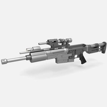 blaster rifle a280 cfe Vampiro 2016 impressão pronto 3d modelo 3d print model - Mito3D